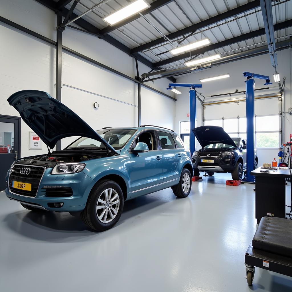 Inside a Modern Car Body Repair Shop in Chesham