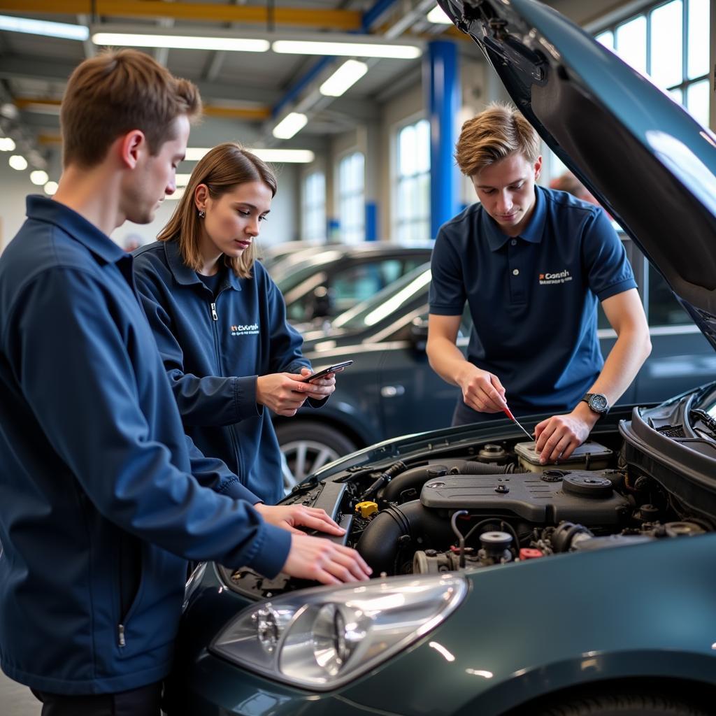 Chesterfield College Automotive Program Training Skilled Technicians