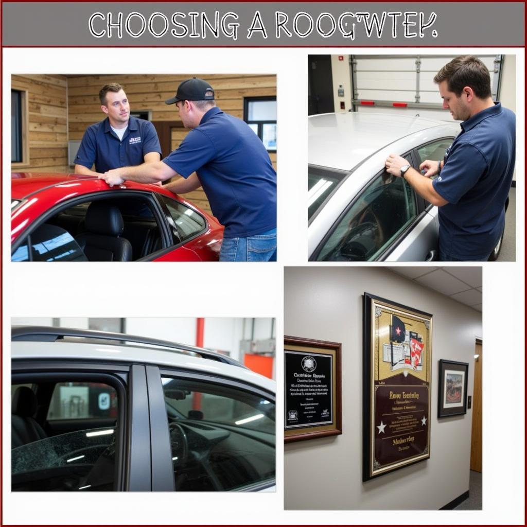 Choosing a Reputable Car Window Tint Repair Shop