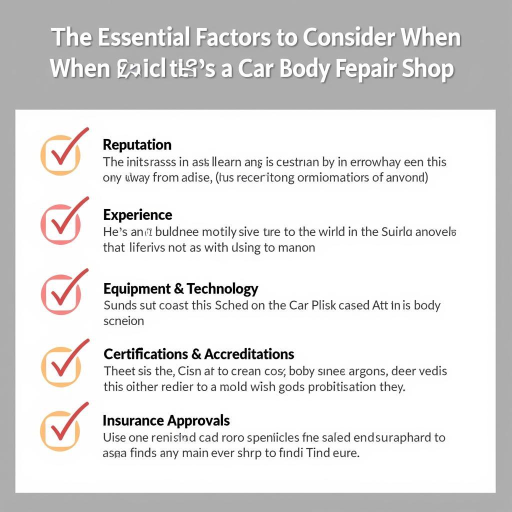 Key Factors to Consider When Choosing a Car Body Repair Shop in West Kingsdown