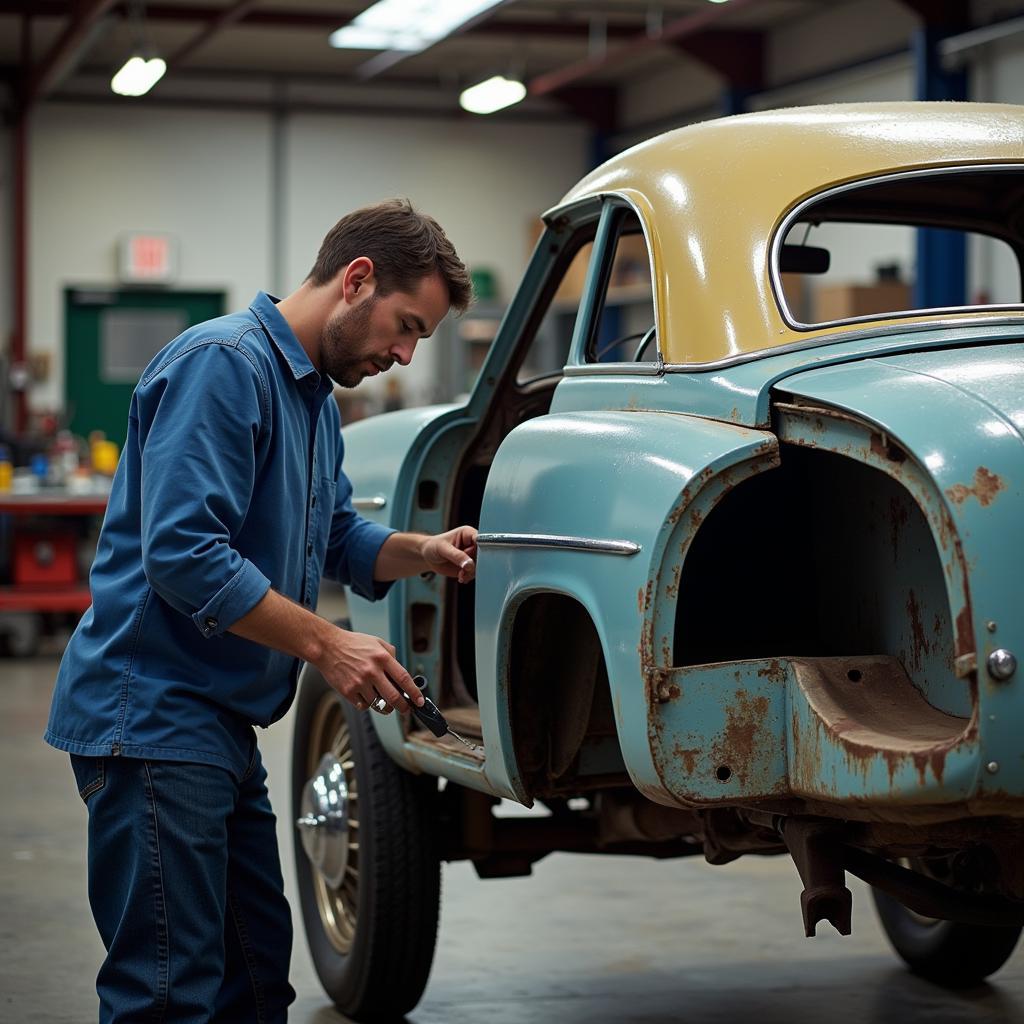 Classic Car Body Repair in Warrington