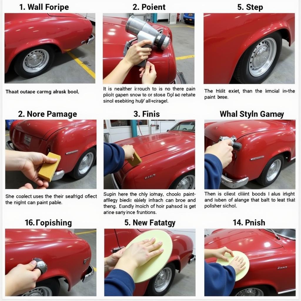 Classic Car Paint Repair Process