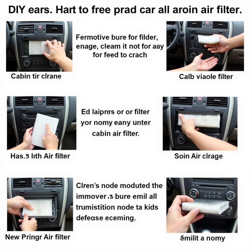 Cleaning Car Cabin Air Filter