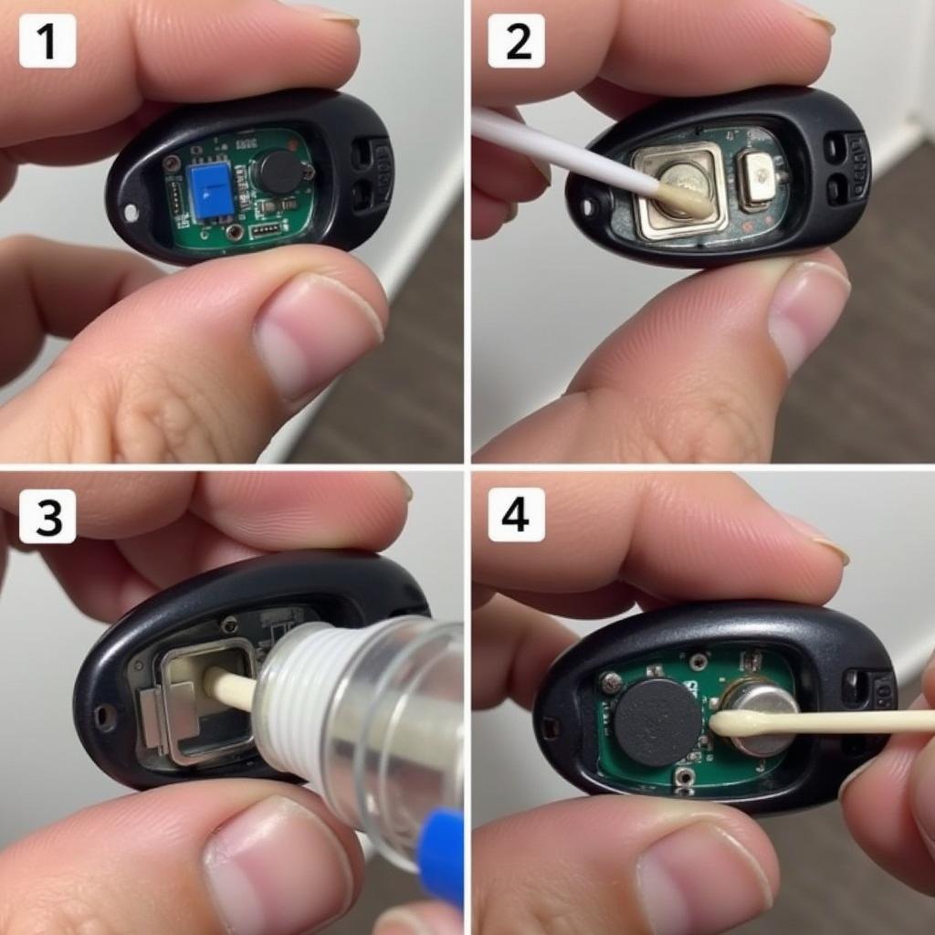 Cleaning Corroded Contacts on a Honda Key Fob