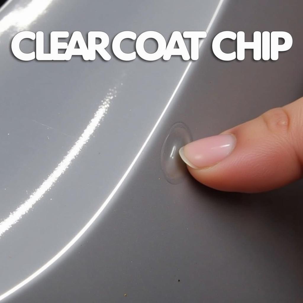 Identifying a Clear Coat Chip