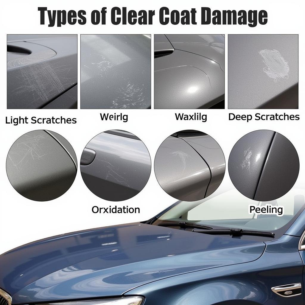 Types of Clear Coat Damage