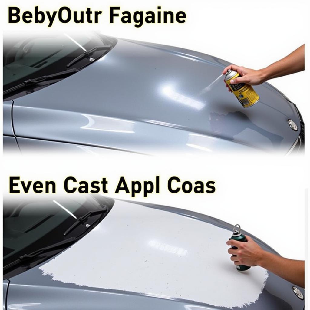 Repairing clear coat damage on a car