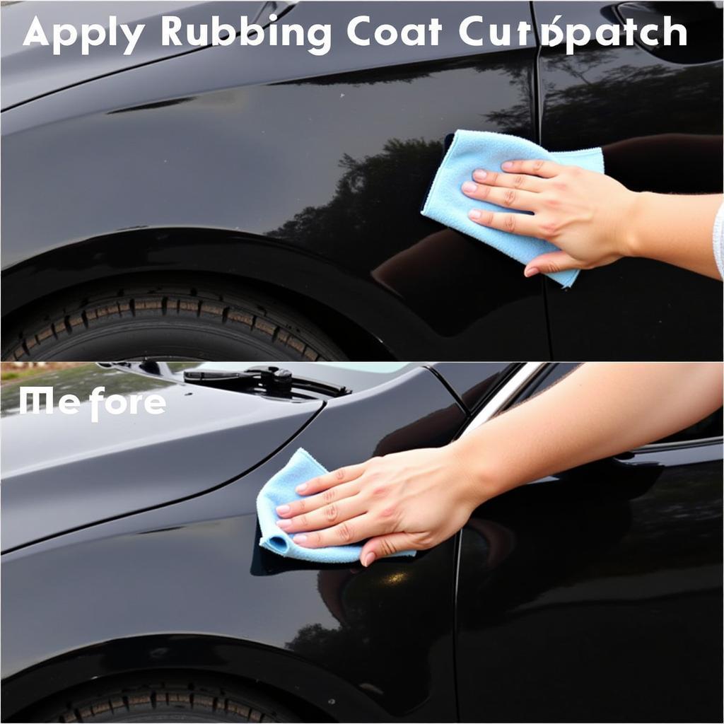 Repairing a Clear Coat Scratch on Black Car Paint