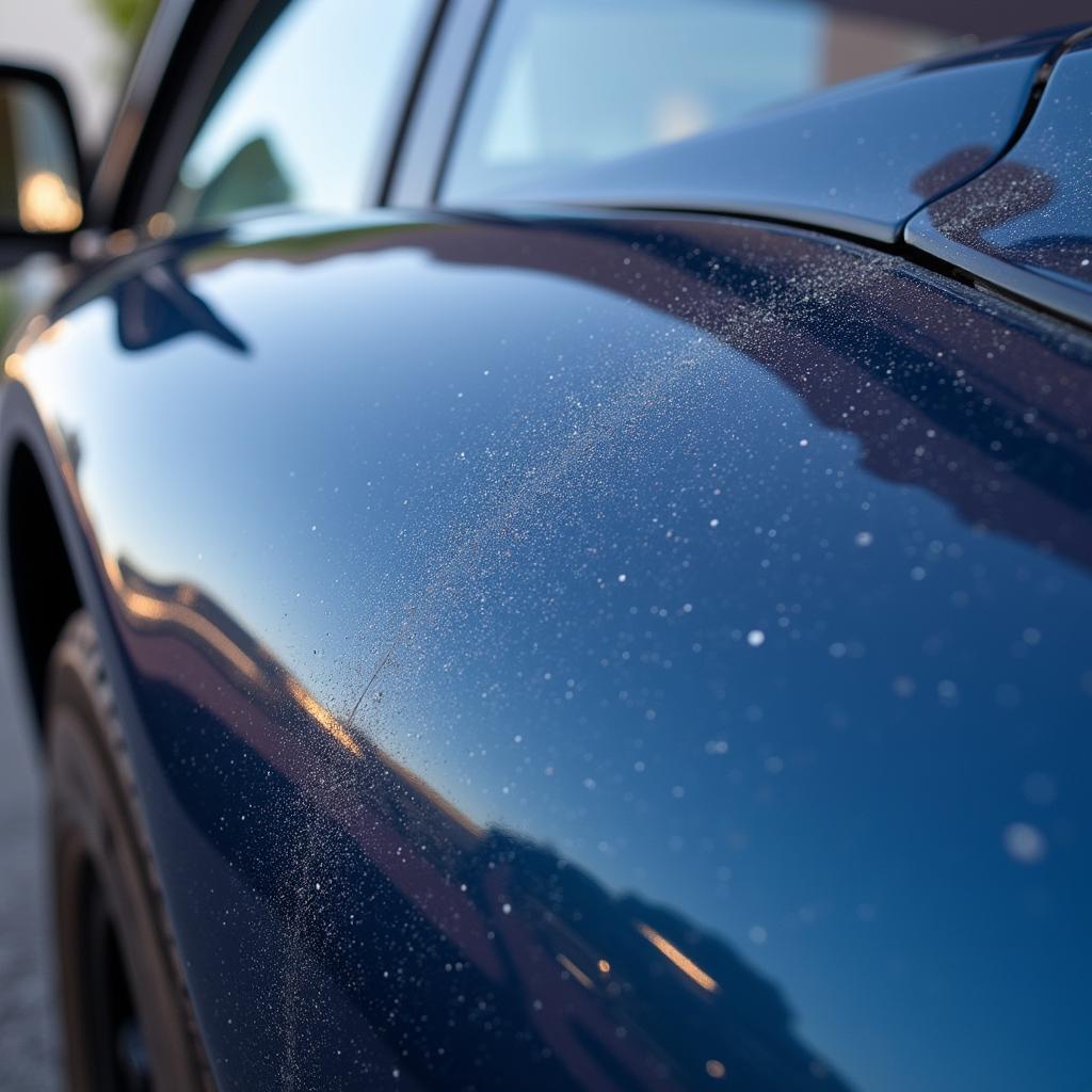 Clear coat scratches on car paint