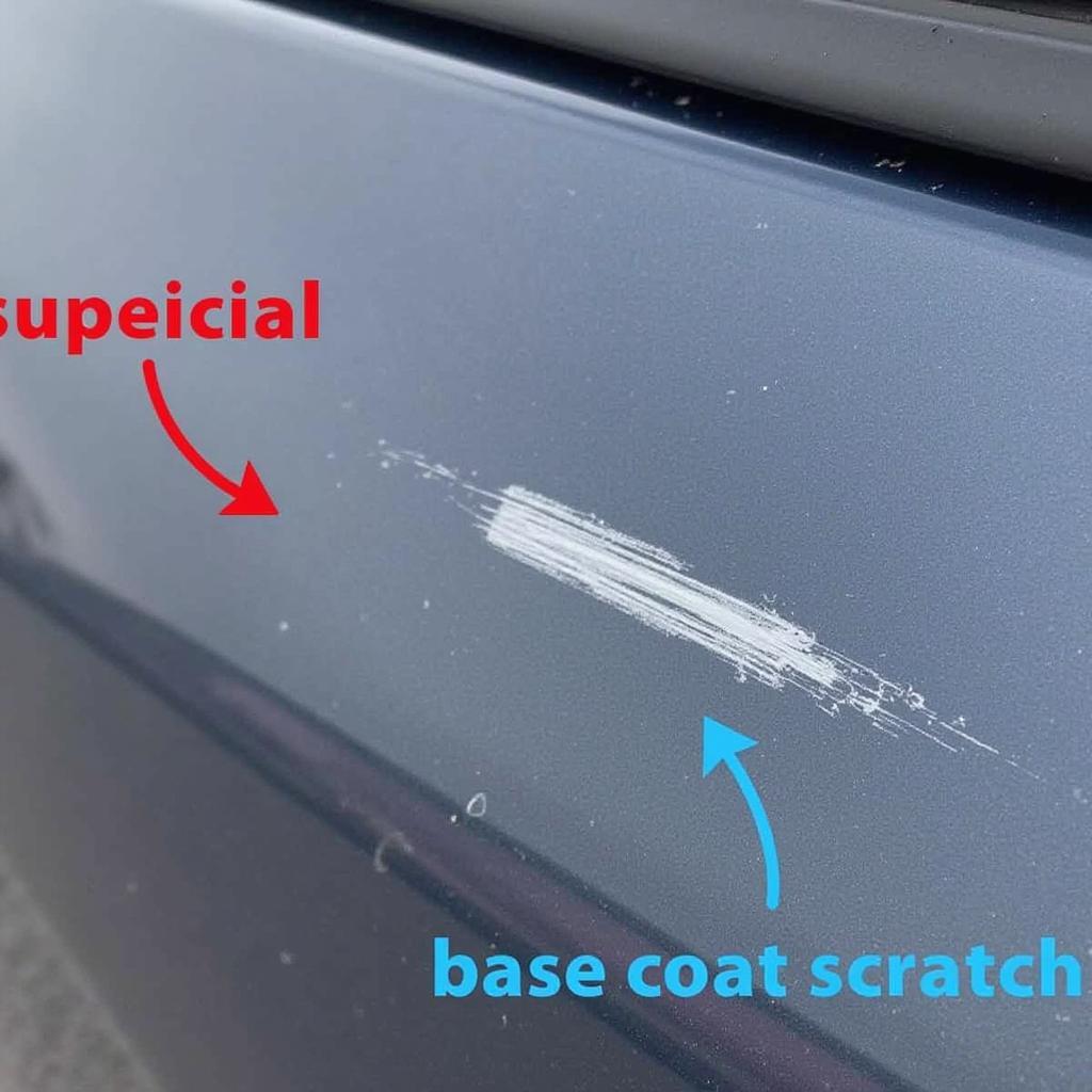 Clear Coat vs. Base Coat Scratches on Car Paint