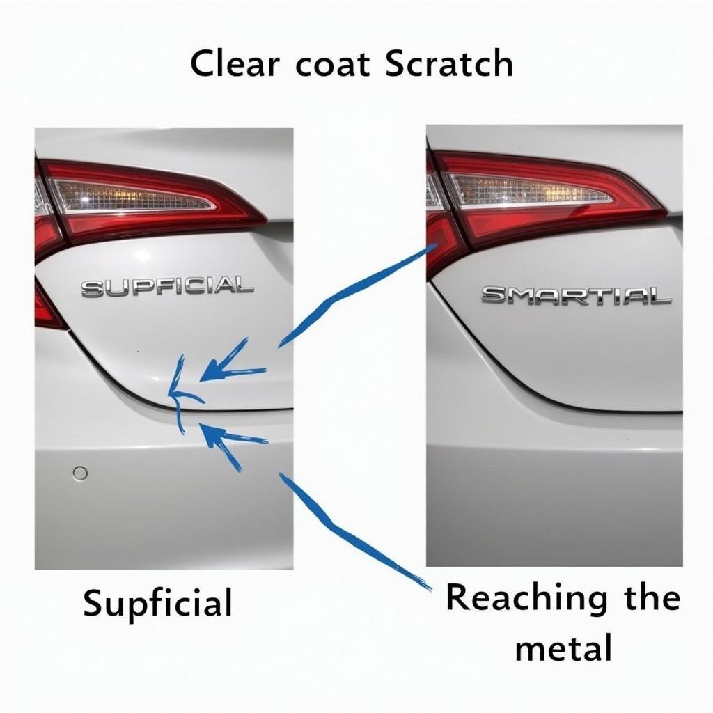 Clear Coat vs. Deep Paint Scratch