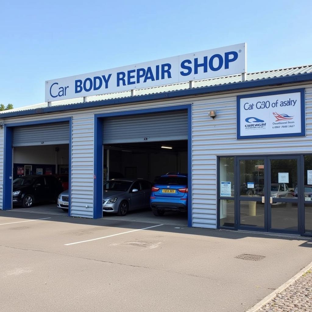 Car body repair shop in Coalville