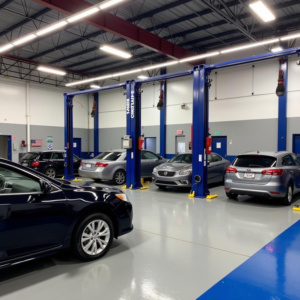 Collision Repair Shop in Penn Fields