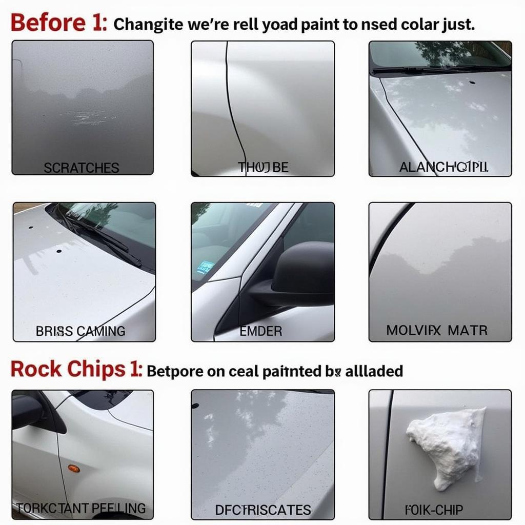 Examples of Common Car Paint Problems