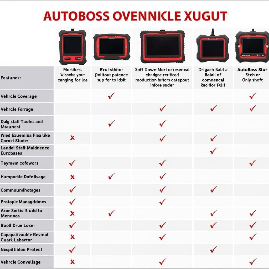 Comparing Different Autoboss Models