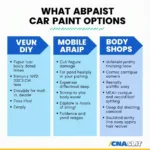 Comparing Car Paint Repair Options: DIY vs. Mobile vs. Traditional Body Shop