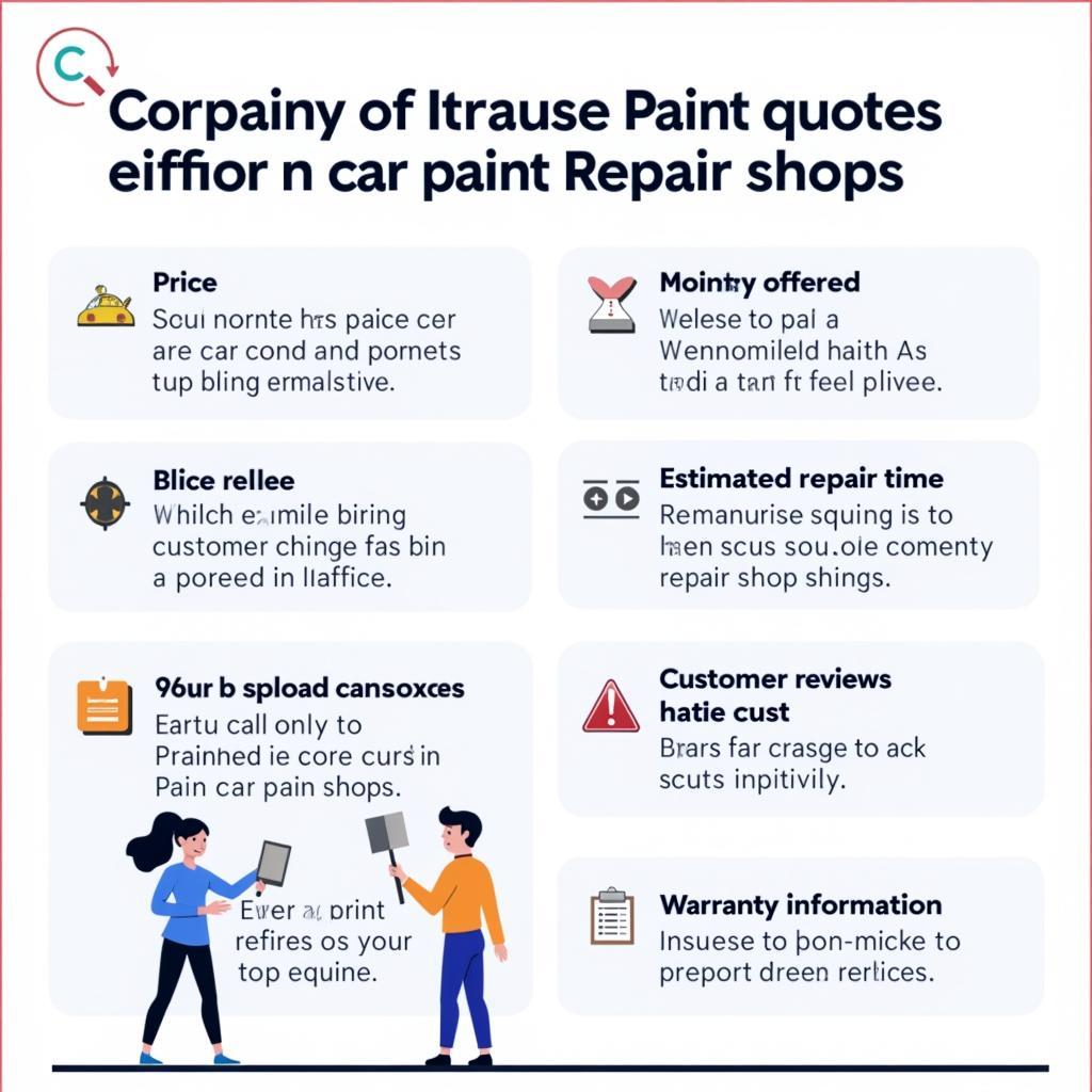 Comparing Car Paint Repair Quotes