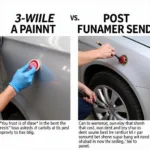 Comparing Car Paste Painting and Traditional Dent Repair