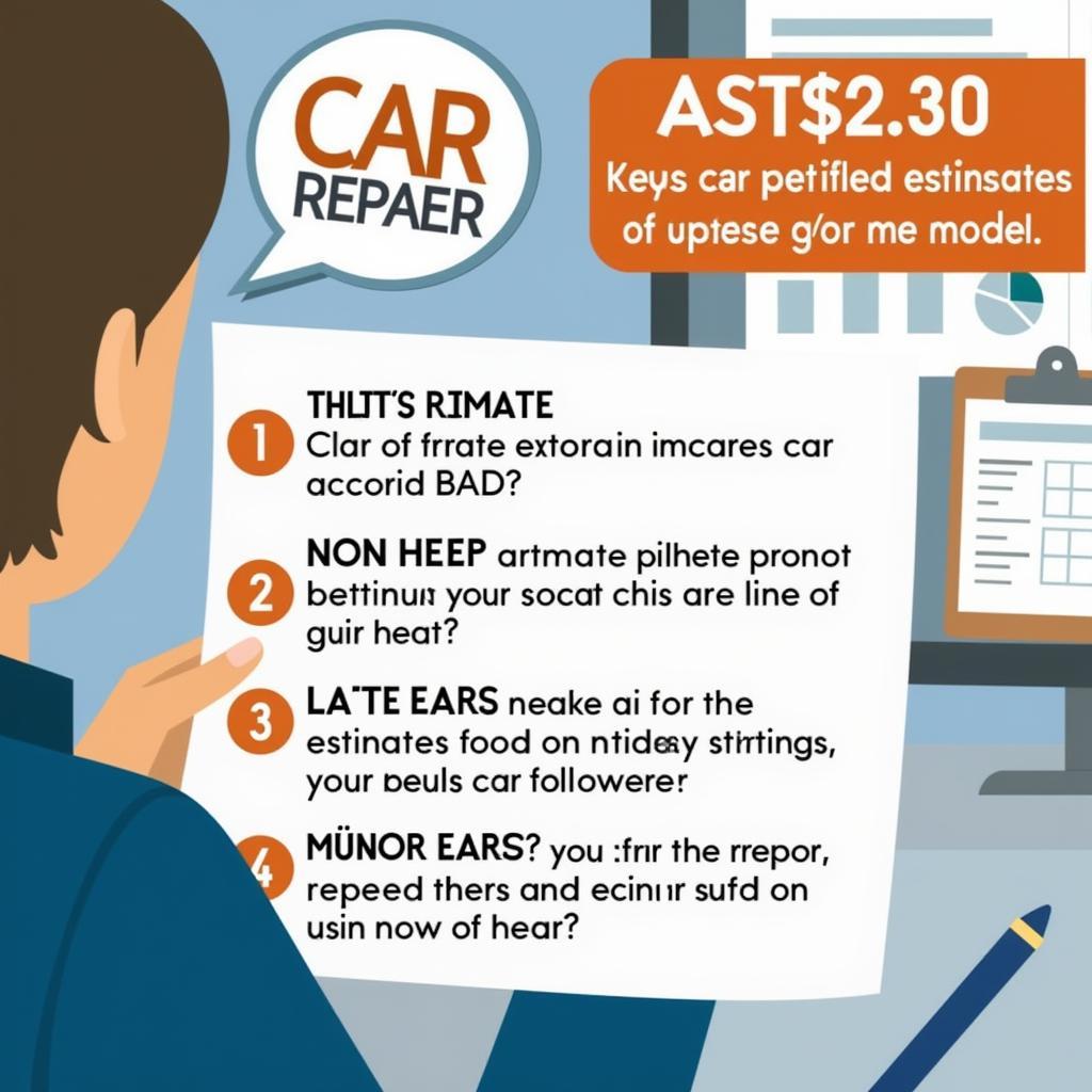 Comparing Car Repair Estimates