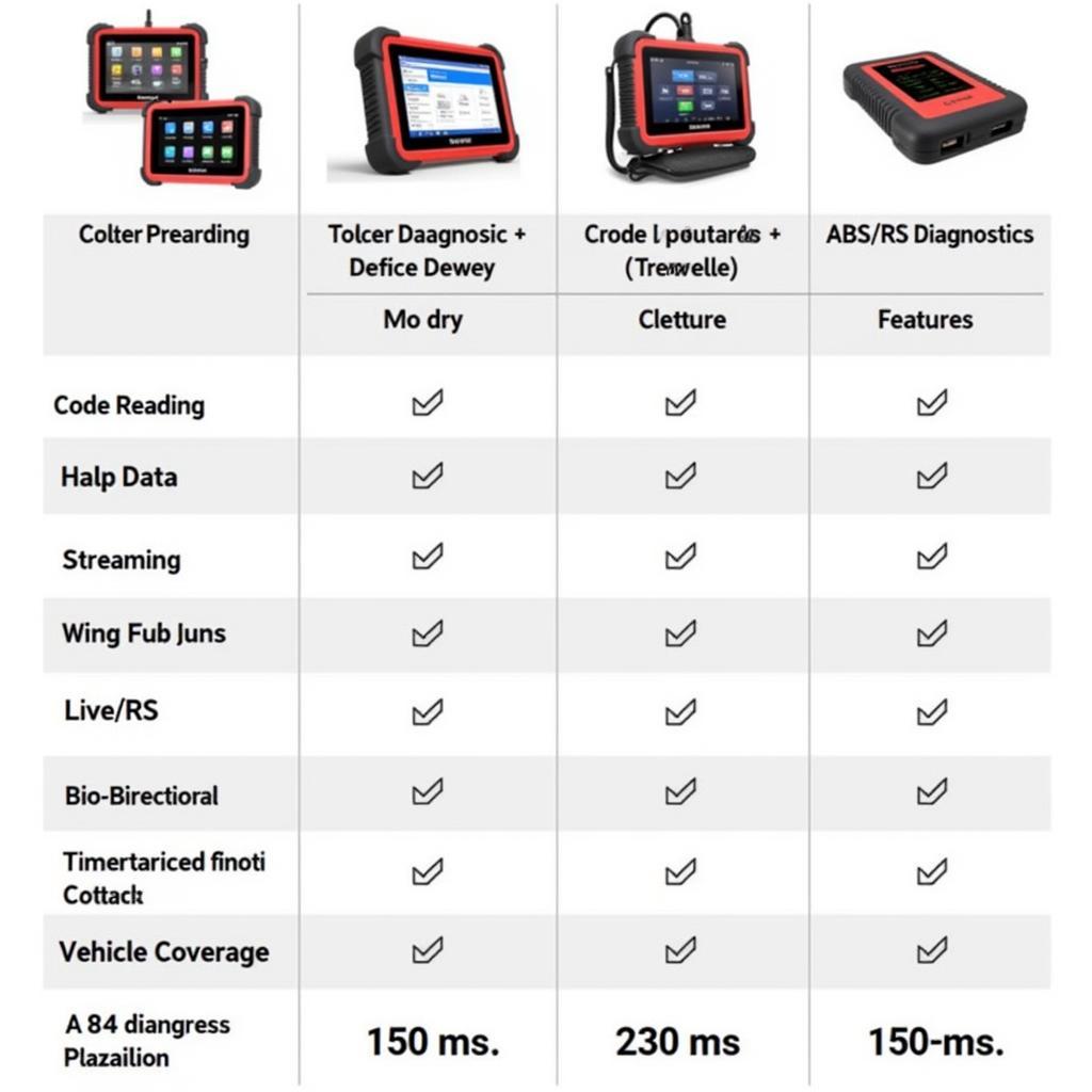 Comparing Car Diagnostic Tool Features in 2017