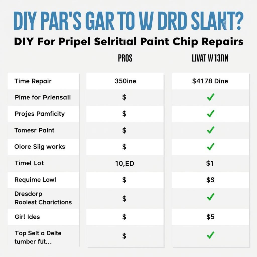 Comparing Paint Chip Repair Methods