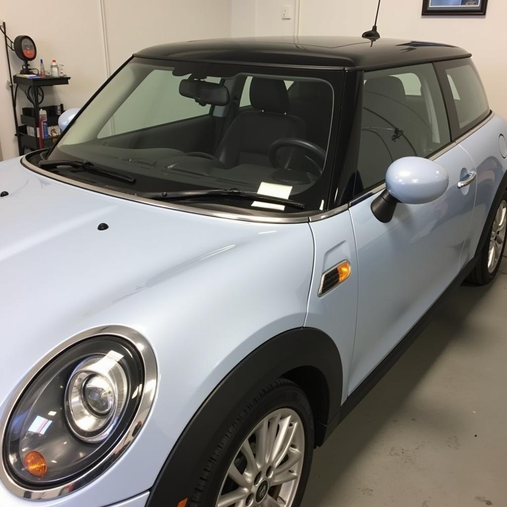 Completed Car Body Repair at a London Road Garage