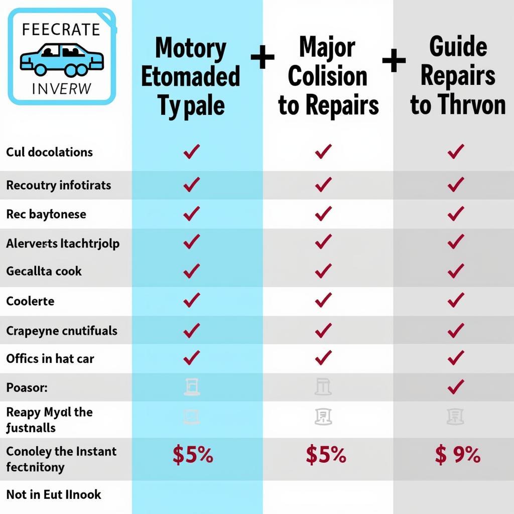 Cost Comparison of Car Body Repair in Yeovil