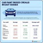 Cost of Car Paint Repair in East Sussex