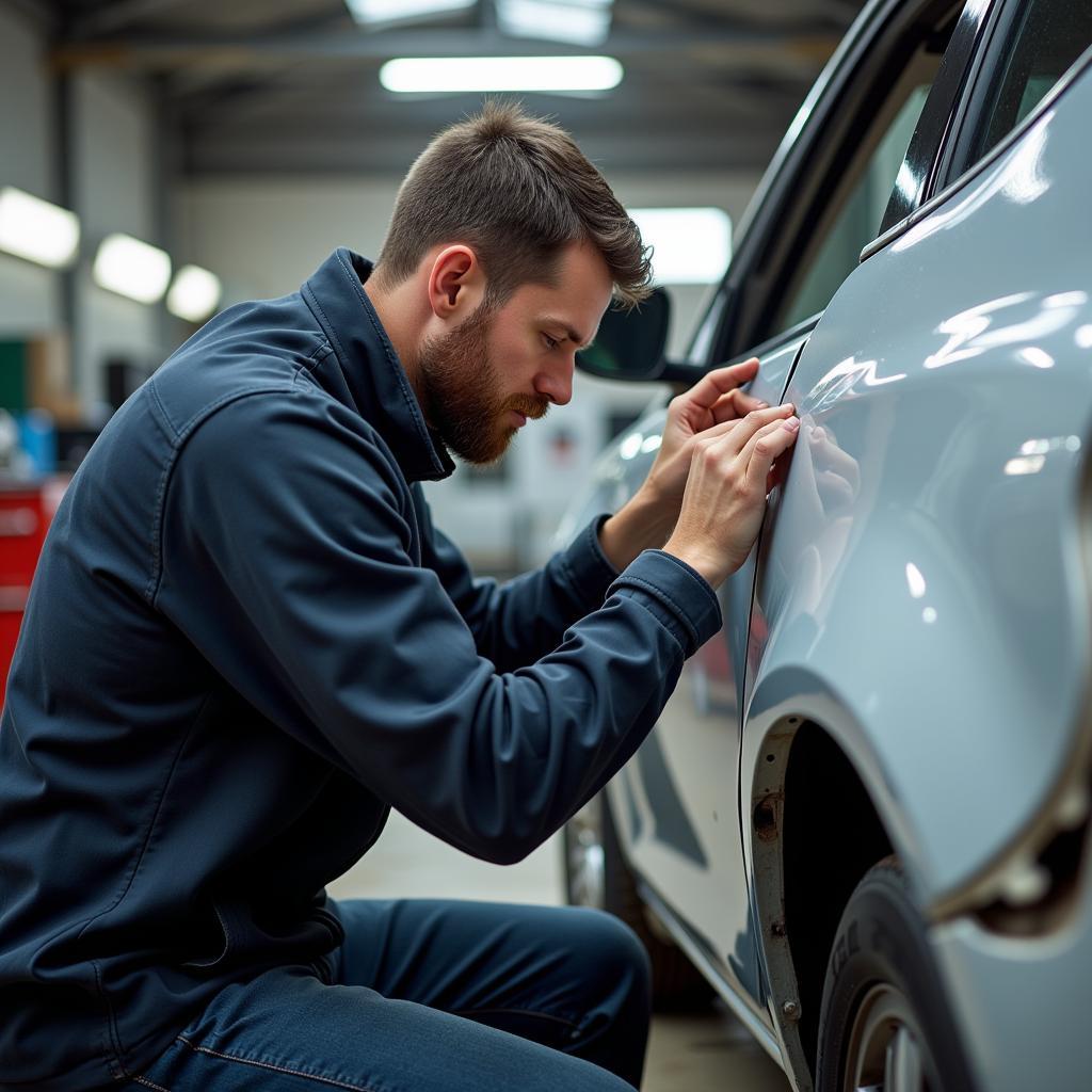 Croydon Car Body Repair Technician at Work