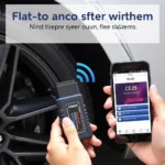 CTECH OBDII Bluetooth Scan Tool Connected to Smartphone