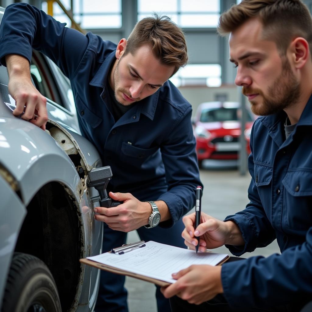 Damaged Car Assessment in Folkestone