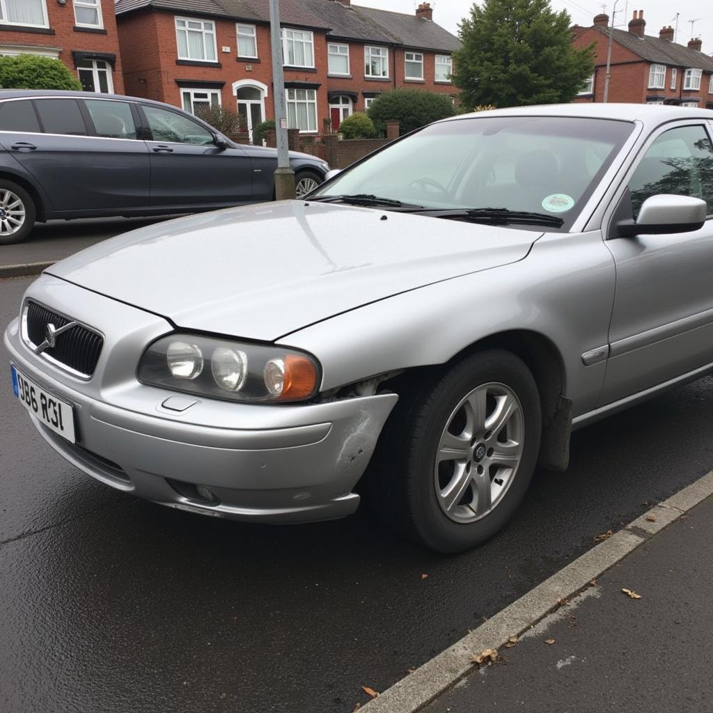 Damaged Car in Ramsbottom