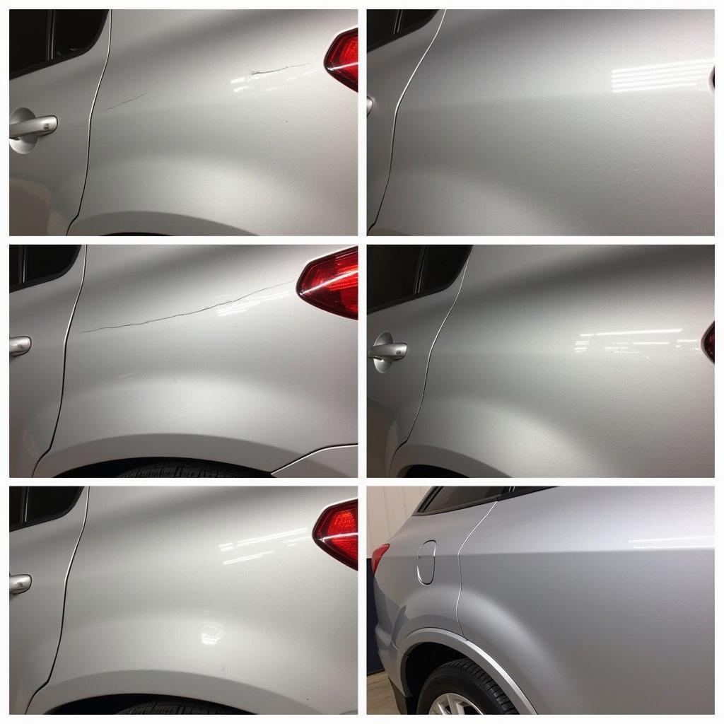 Repairing a Deep Scratch on a Car