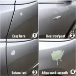 Deep Paint Chip Repair Process