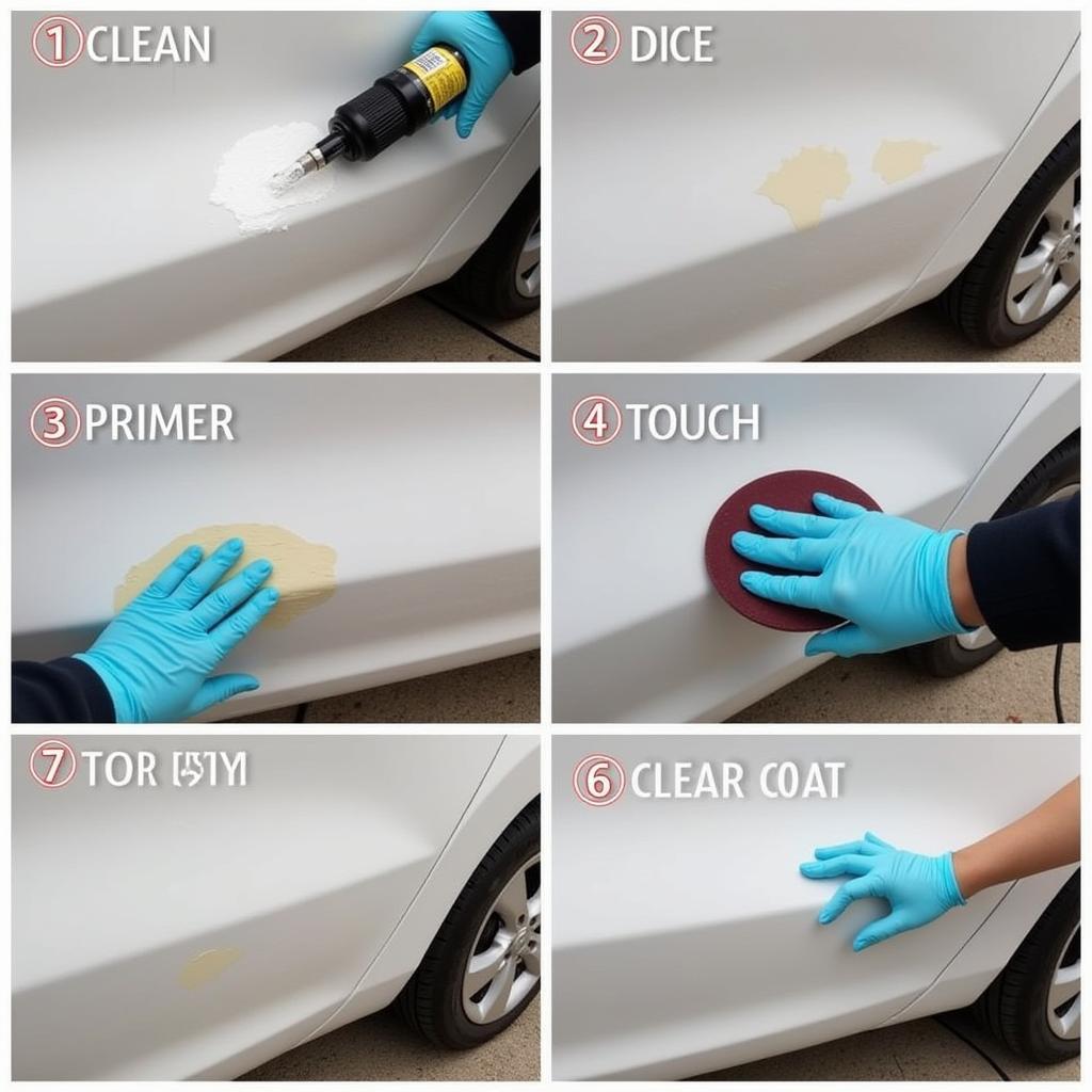 Repairing Deep Paint Scratches