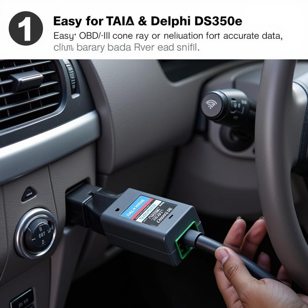 Delphi DS150e Connected to Car's OBD-II Port