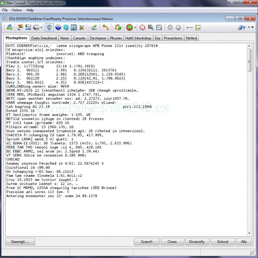 Delphi DS150e Software Interface Display