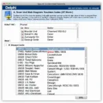 Delphi Software DTC Scanning Process