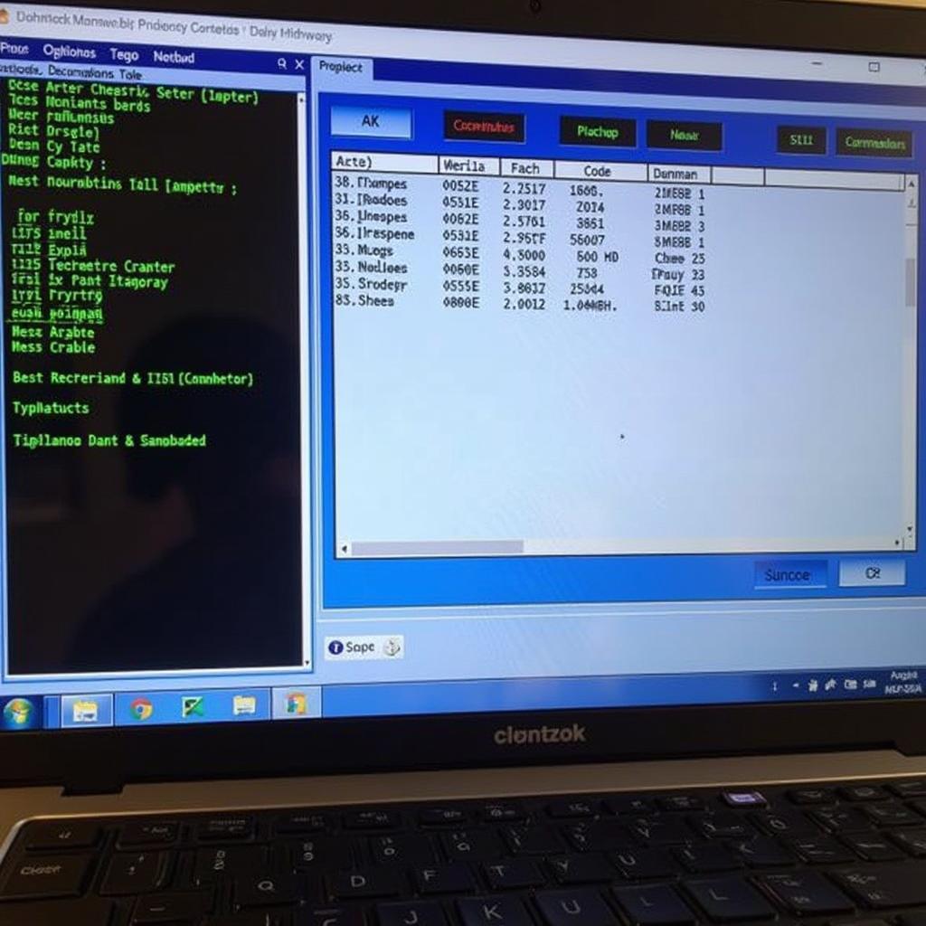 Diagnostic Software Screenshot Displaying Fault Codes