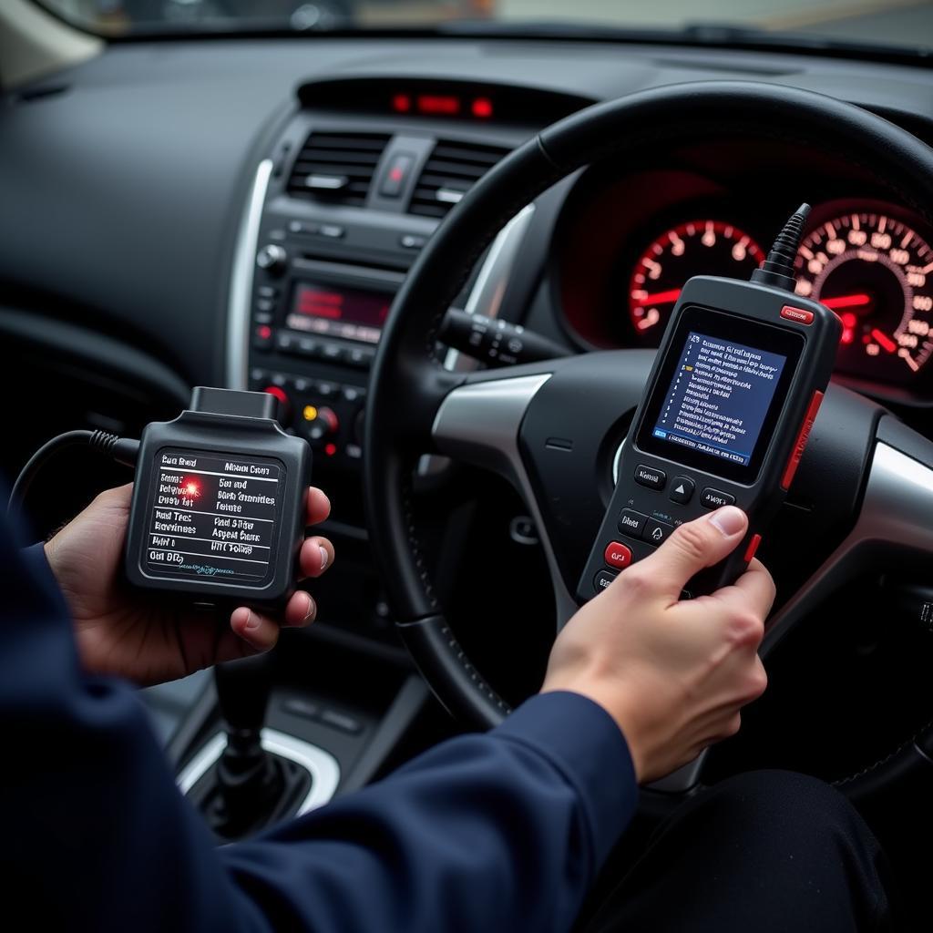 Reading Diagnostic Trouble Codes (DTCs) on a Car's Computer