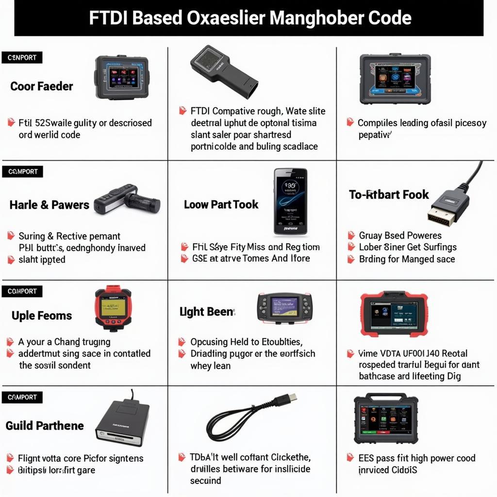 Variety of FTDI Diagnostic Tools for Different Needs