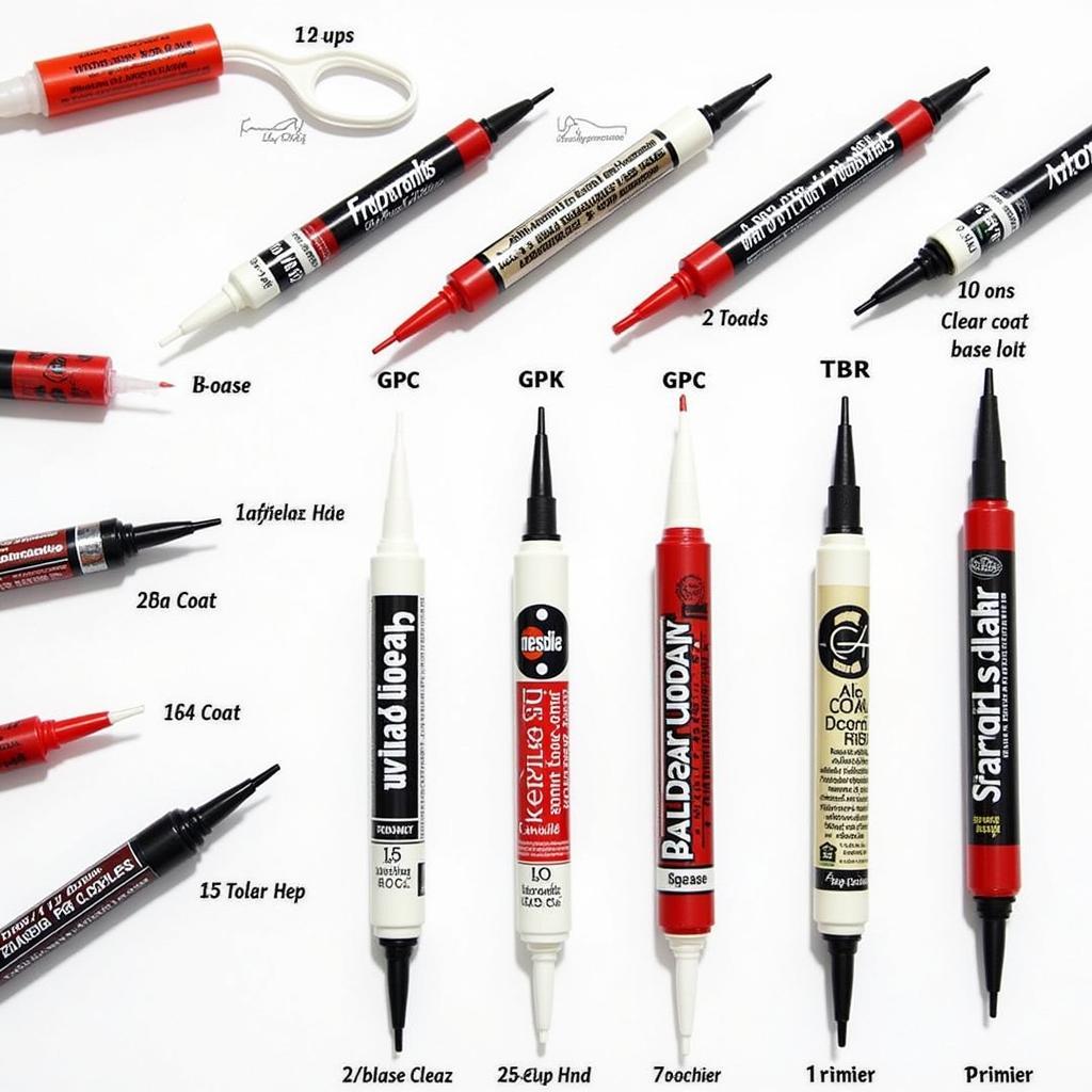 Various Car Bumper Scratch Repair Pens Available