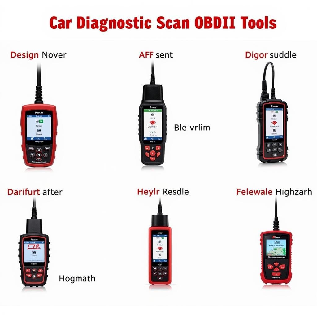 Variety of OBDII Scan Tools