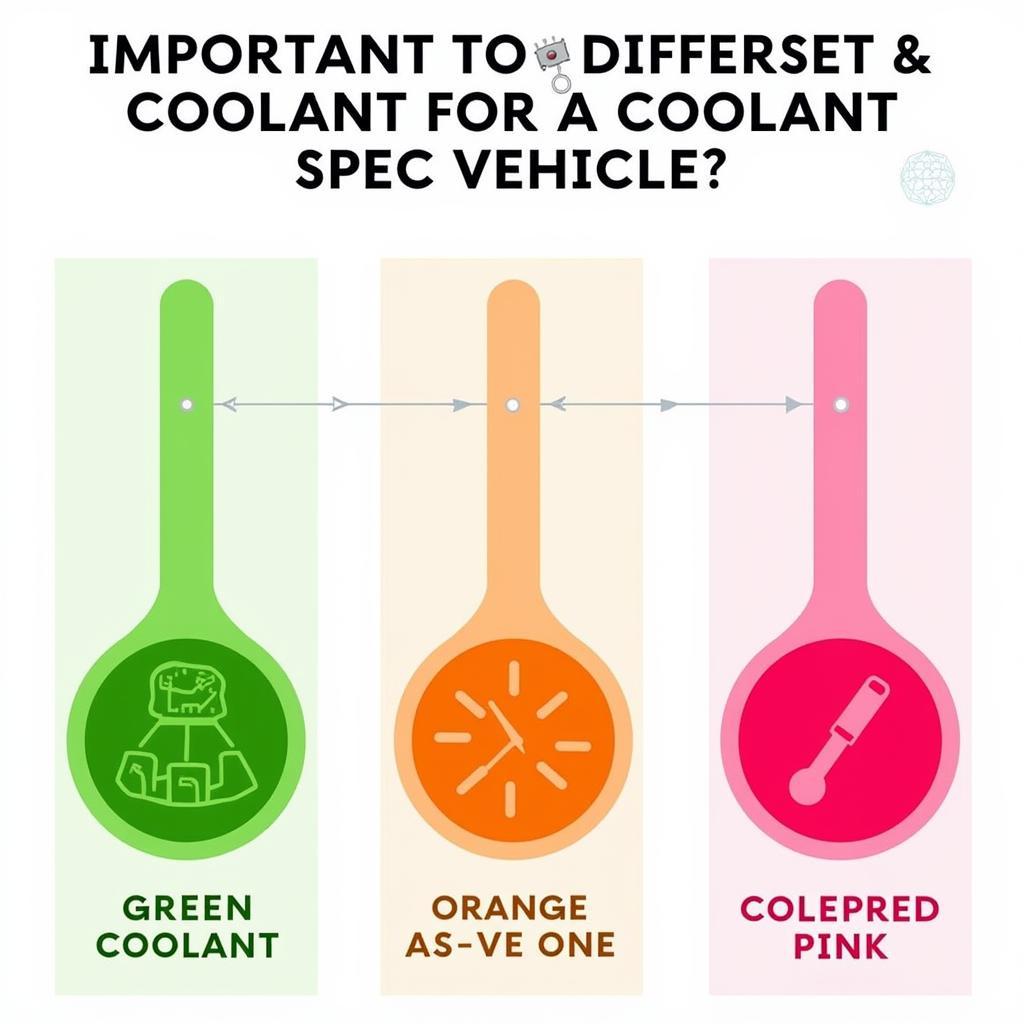 Various Coolant Types and Colors