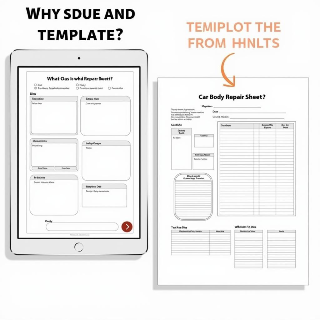 Digital vs. Printable Car Body Repair Sheets