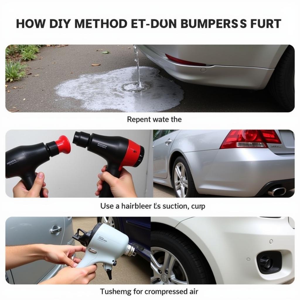 DIY Car Bumper Dent Repair Methods