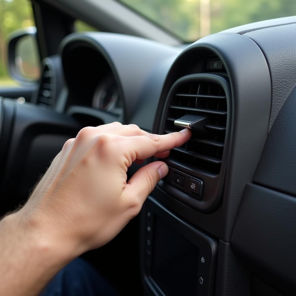 Checking Car AC Airflow