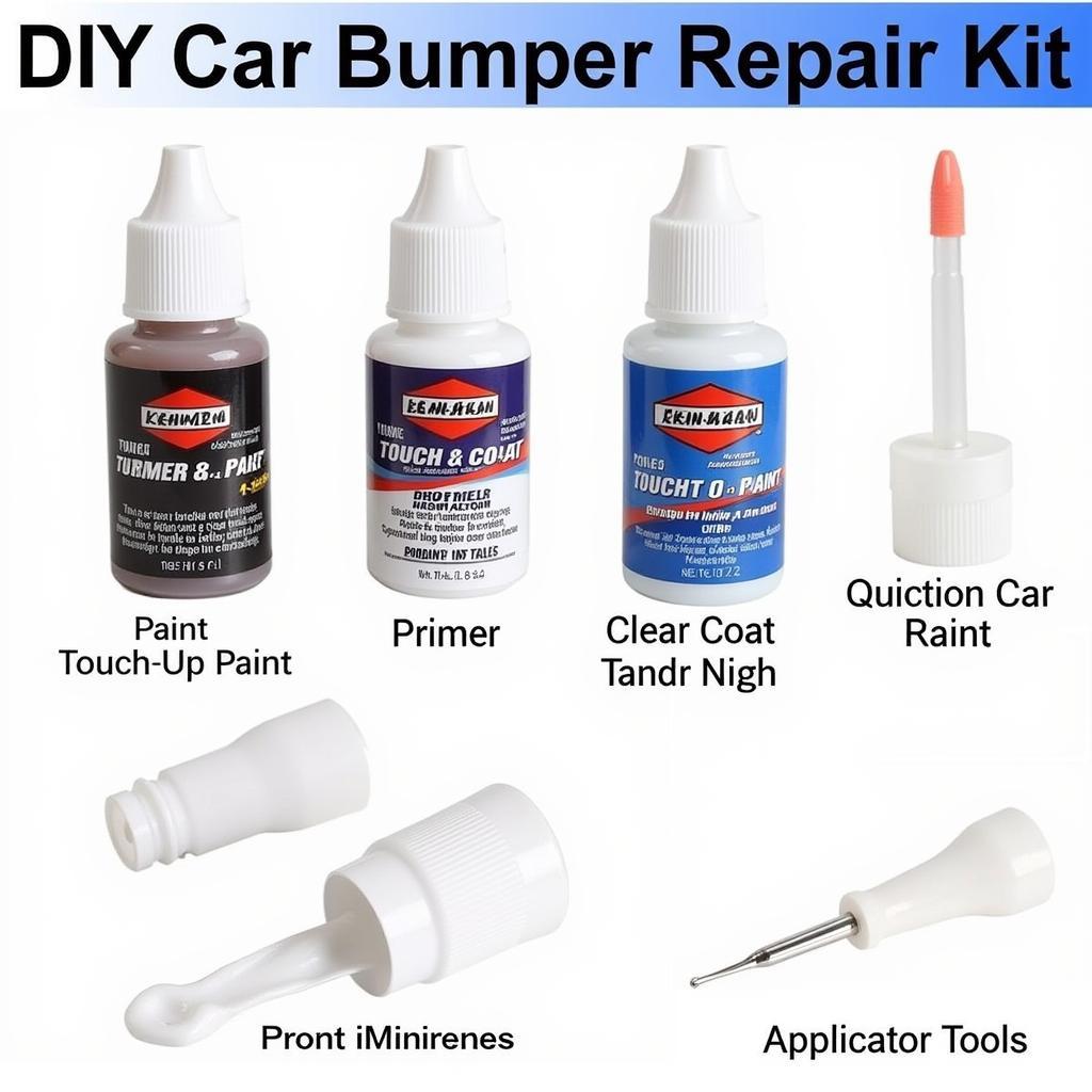 DIY Car Bumper Repair Kit