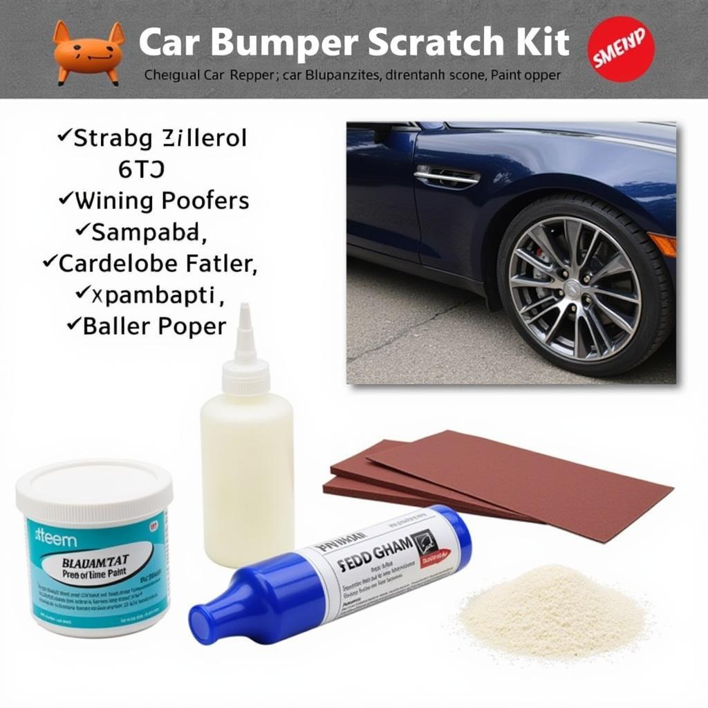 DIY Car Bumper Scratch Repair Kit