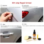 DIY Car Chip Repair Kit Application